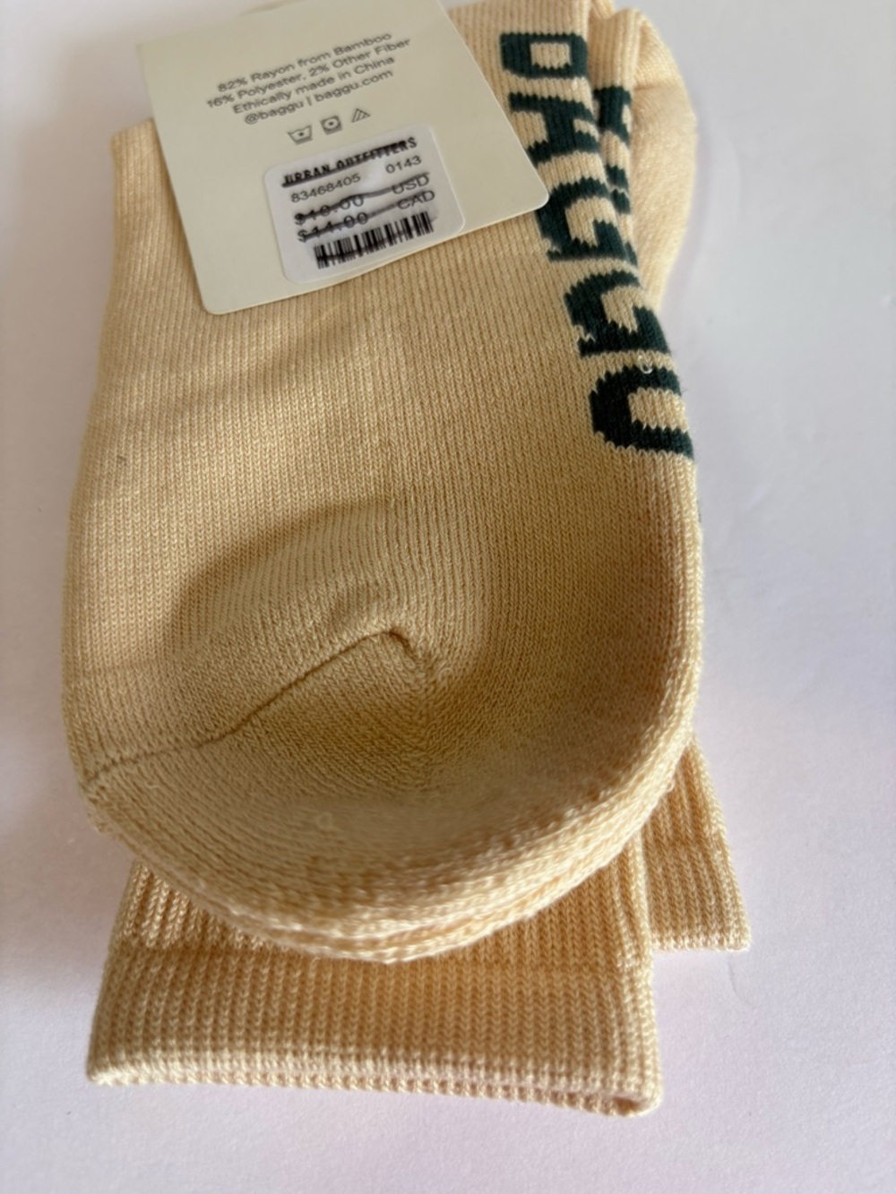NWT BAGGU Ribbed Socks - Picture 6 of 11